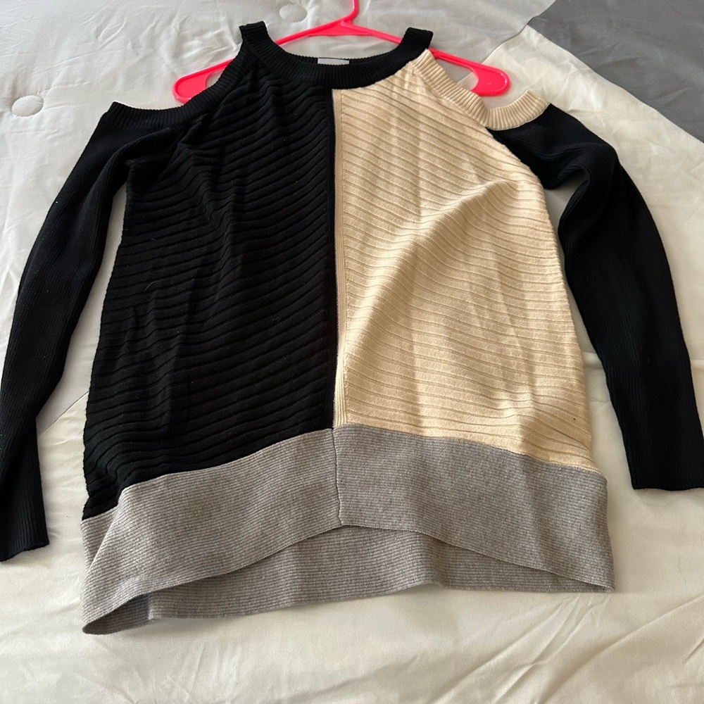 Daytrip Cold-Shoulder Sweater